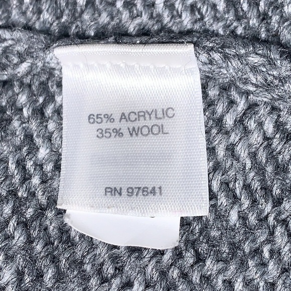 J. Jill Southwest Wool Blend Open Front Cardigan Sweater L - Picture 10 of 10